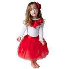   girl in this red and black scotty dog tutu skirt outfit from gigi