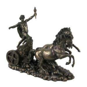   Classical Greek Figure Helios in Chariot Decor Display