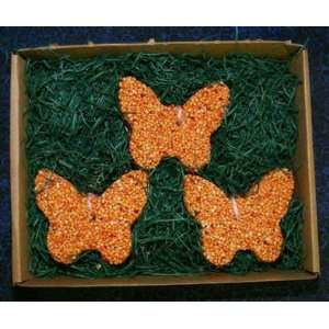 Tree Farms 3 Pk Ornament Butterfly Nice Decoration To Hang From A Tree 