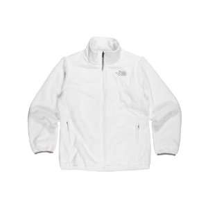  North Face Denali Jacket For Girls   White/White   Size 