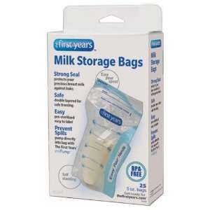  The First Years 25 Pack Milk Storage Bags Baby