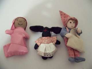 Vintage Handmade Cloth Dolls Craft   
