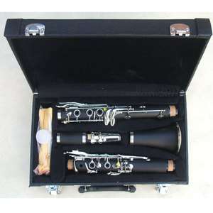 clarinet kit in A key hard bakelite body perfecte technique free case 