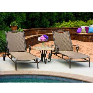 Tortuga Outdoor Stonewick Chaise Lounge 2   Pack 