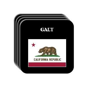 US State Flag   GALT, California (CA) Set of 4 Mini Mousepad Coasters