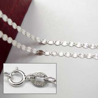 Italy 16inch 925 sterling silver chain necklace  