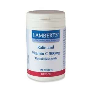 Lamberts Lamberts, Rutin & Vitamin 500mg + Riboflavonoids,90 Tablets 