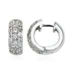   quiet pizzazz you will love wearing these pave diamond huggie earrings