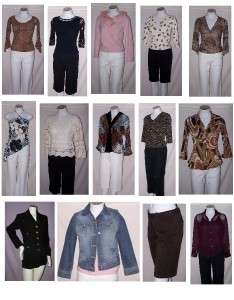 LOT OF 20 WOMENS CLOTHING GLORIA VAN,IVY CHIC, JOESPH H  
