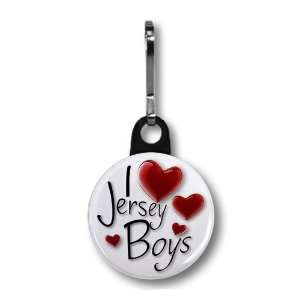  Creative Clam I Heart Jersey Shore Boys 1 Inch Zipper Pull 