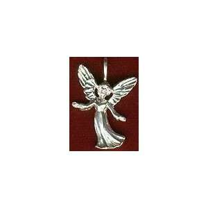  Spirit Stone Silver & Gold Jewelry   Small Angel (Silver 
