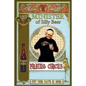 Buyenlarge 21137 7P2030 Minister of Silly Beer 20x30 poster  
