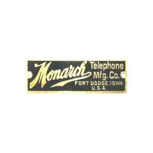  Monarch Nameplate