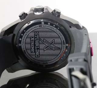 Stuhrling Xtreme Men’s Enterprise Diver Chrono Swiss Watch 528 NEW 