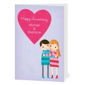  Anniversary Greeting Cards   Sweet Embrace By Rosy Designs 