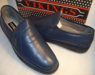 Vikings mens shoes SLIP ON ( Loafers) Navy US sz 8.5  