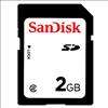 Lot of 5 SanDisk 2GB SD Secure Digital Memory Card New  