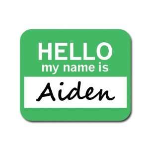  Aiden Hello My Name Is Mousepad Mouse Pad
