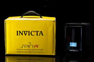 Invicta Spin R Programmable Watch Winder With LCD Display Window 