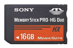 Sony 16GB 16 GB Memory Stick MS Pro HG Duo HX Series 50MB/sec MS HX16G 