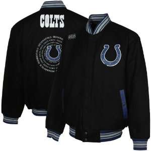  NFL Indianapolis Colts MVP Wool Jacket: Sports & Outdoors