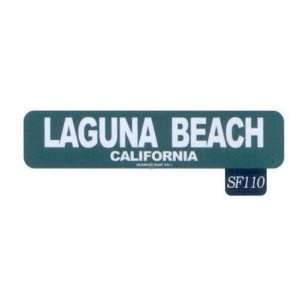   Co SF110 4X18 Aluminum Sign Laguna Beach 