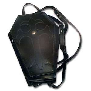  Cross Leather Gothic Back Pack by Alchemy Gothic