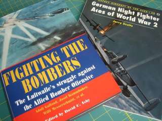 LUFTWAFFE NIGHT FIGHTER ACES BOMBERS Great 2 Book Set  