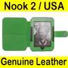 Barnes Noble Nook 2 2nd Genuine Leather Case + Skin  