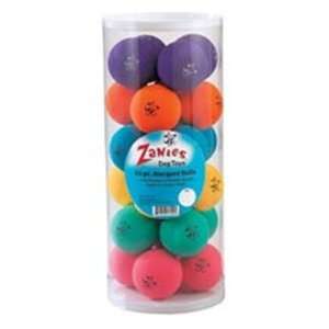  Fun Rubber Balls Dog Toys Canister 24 Balls: Health 