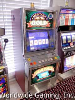 Bally Video Poker Machine, Montana Gold, Draw Poker  