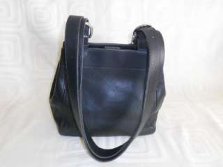 Coach 4157 Soho Black Leather Bucket Tote Handbag Shoulder Bag Purse 