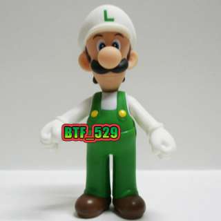 New Super Mario Brothers Action Figure ( Fire Mario and Fire Luigi 