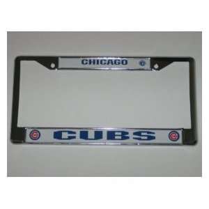  CHICAGO CUBS Durable Metal LICENSE PLATE FRAME Sports 