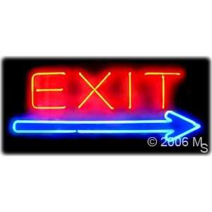 Neon Sign   Exit   Large 13 x 32  Grocery & Gourmet Food