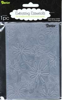   Embossing Folder~PETAL Flowers Background~CardMaking Craft Scrapbook
