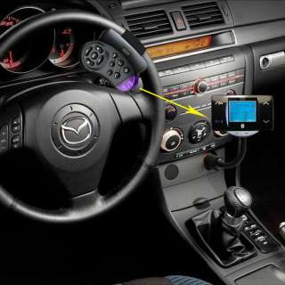   Kit Vehicle FM Transmitter MP3 Player Steering Wheel Controller  