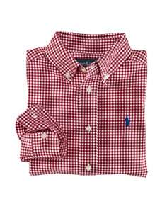 Ralph Lauren Childrenswear Boys Gingham Blake Shirt   Sizes S XL