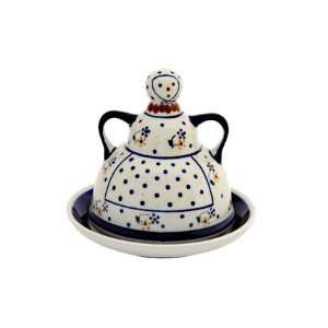  Polish Pottery Country Meadow Small Cheese Lady: Kitchen 