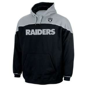 Oakland Raiders NFL Blitz Hooded Fleece Pullover (Black)  