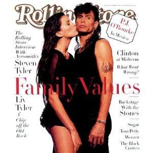 Liv & Steven Tyler, 1994 Rolling Stone Cover Poster by 
