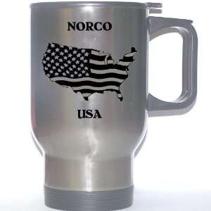  US Flag   Norco, California (CA) Stainless Steel Mug 
