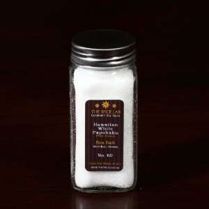 Hawaiian White Papohaku (Fine) Sea Salt   in Spice Bottle:  