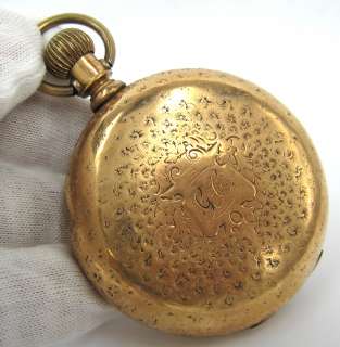 Antique (1886) Elgin American Made 14K Gold Pocket Watch  