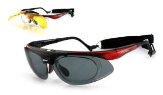   Cycling Sunglasses S 70 Optical Rim Polarized Spare lens Flip up