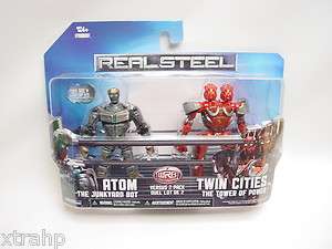 Real Steel 5 Figure Atom Vs Twin Cities With Light Movie  