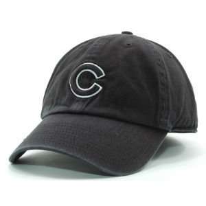 Chicago Cubs Black White Black Franchise Hat:  Sports 