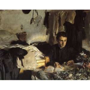   Padre Sebastiano John Singer Sargent Hand Painted Art