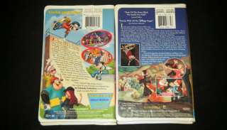 AN EXTREMELY GOOFY MOVIE & ADVENTURES OF ICHABOD AND MR. TOAD 2 VHS 