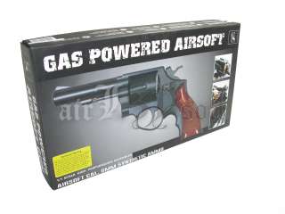 HFC 4 inch Gas Revolver METAL Pistol Gun .357 MAGNUM  